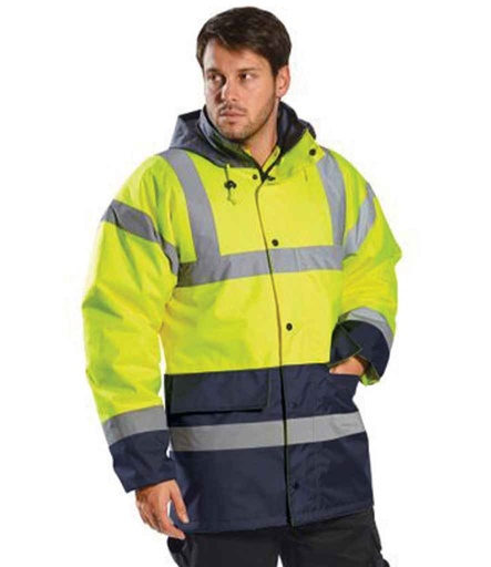 Portwest Hi-Vis Contrast Traffic Jacket